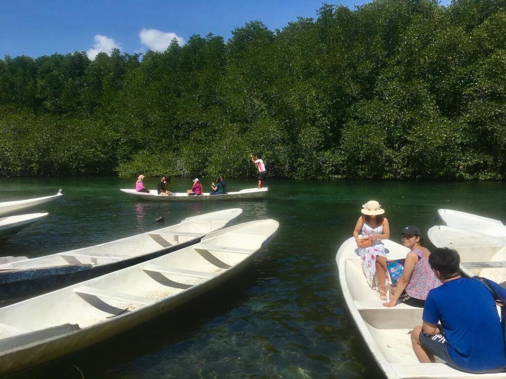 The Fun of Lifeboats in Mangrove Forest Nusa Lembongan